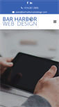 Mobile Screenshot of barharborwebdesign.com