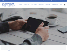 Tablet Screenshot of barharborwebdesign.com